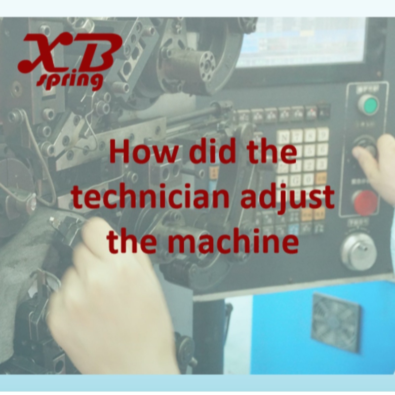 ¿Cómo ajustó la máquina el técnico?